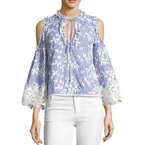 Alexis Clair embroidered top